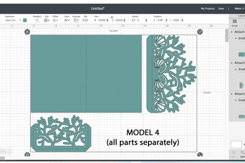 Coral invitation svg, Beach wedding svg SVG CuttingLineStore 