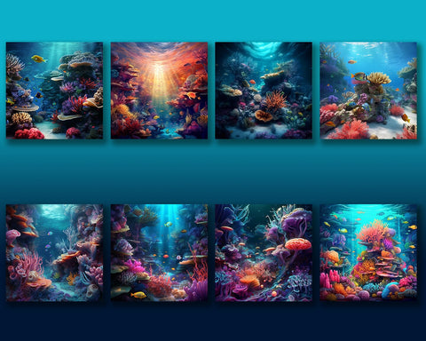 Coral Reef, Underwater, Undersea, Ocean, JPG Sublimation nikola 
