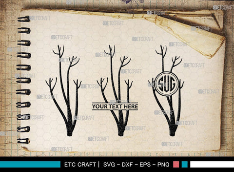 Corals Monogram, Corals Silhouette, Corals SVG, Seaweed Svg, Corals Stencil Svg, Aquarium Plants Svg, Ocean Svg, SB00133 SVG ETC Craft 