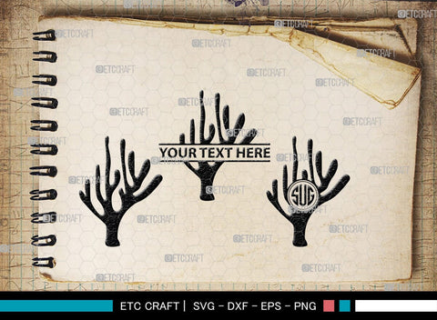 Corals Monogram, Corals Silhouette, Corals SVG, Seaweed Svg, Corals Stencil Svg, Aquarium Plants Svg, Ocean Svg, SB00133 SVG ETC Craft 