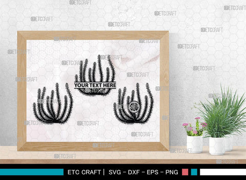 Corals Monogram, Corals Silhouette, Corals SVG, Seaweed Svg, Corals Stencil Svg, Aquarium Plants Svg, Ocean Svg, SB00133 SVG ETC Craft 