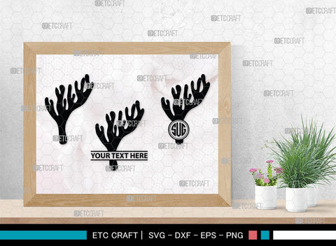 Corals Monogram, Corals Silhouette, Corals SVG, Seaweed Svg, Corals Stencil Svg, Aquarium Plants Svg, Ocean Svg, SB00133 SVG ETC Craft 