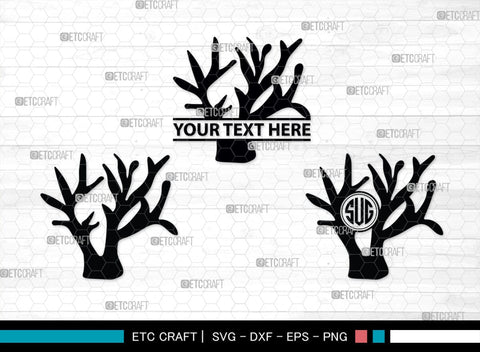 Corals Monogram, Corals Silhouette, Corals SVG, Seaweed Svg, Corals Stencil Svg, Aquarium Plants Svg, Ocean Svg, SB00133 SVG ETC Craft 
