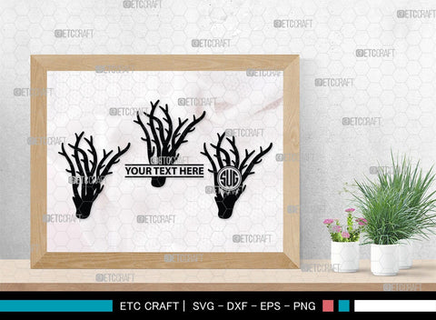 Corals Monogram, Corals Silhouette, Corals SVG, Seaweed Svg, Corals Stencil Svg, Aquarium Plants Svg, Ocean Svg, SB00133 SVG ETC Craft 