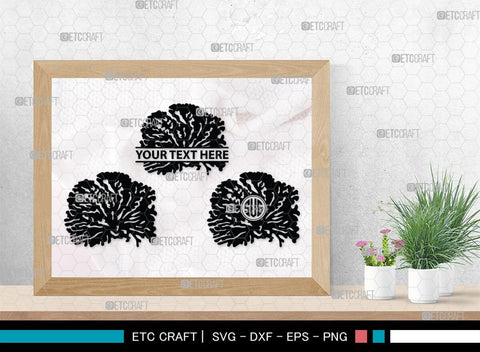 Corals Monogram, Corals Silhouette, Corals SVG, Seaweed Svg, Corals Stencil Svg, Aquarium Plants Svg, Ocean Svg, SB00133 SVG ETC Craft 