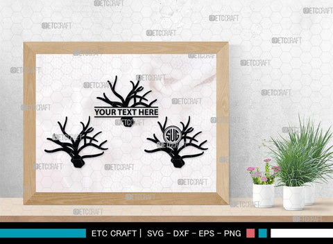 Corals Monogram, Corals Silhouette, Corals SVG, Seaweed Svg, Corals Stencil Svg, Aquarium Plants Svg, Ocean Svg, SB00133 SVG ETC Craft 