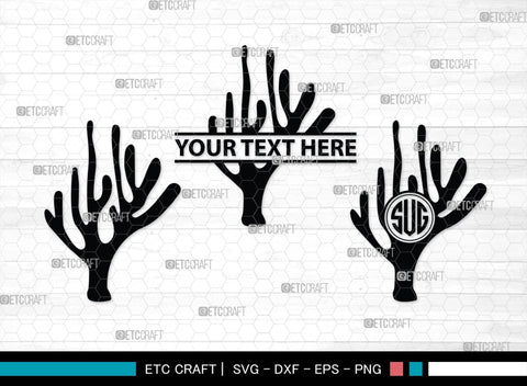 Corals Monogram, Corals Silhouette, Corals SVG, Seaweed Svg, Corals Stencil Svg, Aquarium Plants Svg, Ocean Svg, SB00133 SVG ETC Craft 