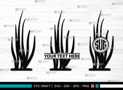 Corals Monogram, Corals Silhouette, Corals SVG, Seaweed Svg, Corals Stencil Svg, Aquarium Plants Svg, Ocean Svg, SB00133 SVG ETC Craft 