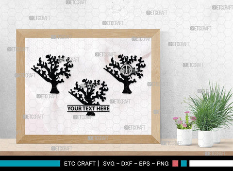 Corals Monogram, Corals Silhouette, Corals SVG, Seaweed Svg, Corals Stencil Svg, Aquarium Plants Svg, Ocean Svg, SB00133 SVG ETC Craft 