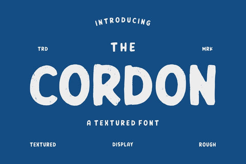 Cordon Font Garisman Studio 