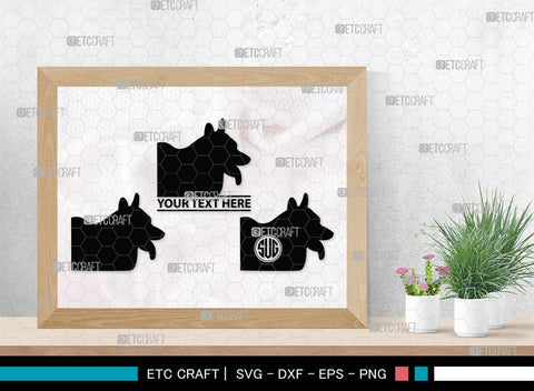 Corgi Dog Monogram, Corgi Dog Silhouette, Corgi Dog SVG, Dog Svg, Cardigan Welsh Svg, Puppy Svg, SB00242 SVG ETC Craft 