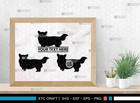 Corgi Dog Monogram, Corgi Dog Silhouette, Corgi Dog SVG, Dog Svg, Cardigan Welsh Svg, Puppy Svg, SB00242 SVG ETC Craft 