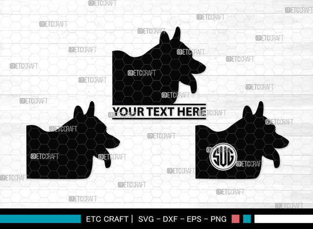 Corgi Dog Monogram, Corgi Dog Silhouette, Corgi Dog SVG, Dog Svg, Cardigan Welsh Svg, Puppy Svg, SB00242 SVG ETC Craft 