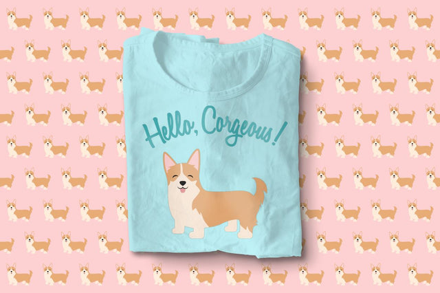 Corgi Hello Corgeous SVG Risa Rocks It 
