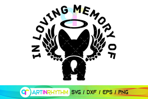 Corgi Pet Dog Memorial SVG SVG Artinrhythm shop 