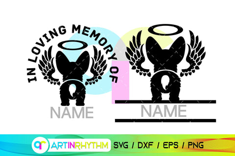 Corgi Pet Dog Memorial SVG SVG Artinrhythm shop 