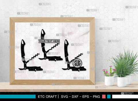 Corkscrew Monogram, Corkscrew Silhouette, Corkscrew SVG, Bottle Opener Svg, Bottle Opener Svg, Screw Svg, Corkscrew Silhouette Bundle, SB00066 SVG ETC Craft 