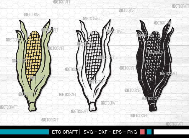 Corn SVG | Maize Svg |Cob Svg | Fruit Svg | Farm Svg | Vegetable Bundle | Summer SVG | Corn Clipart SVG ETC Craft 