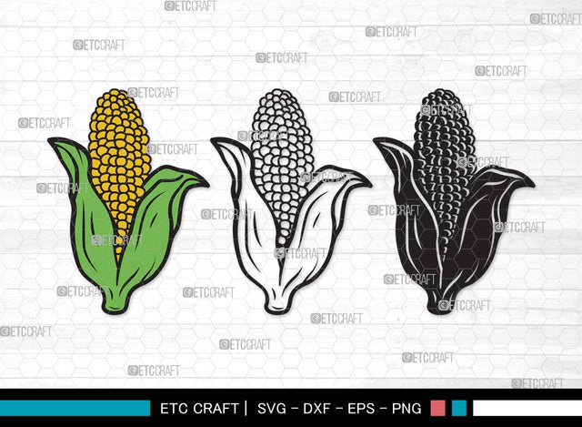 Corn SVG | Maize Svg |Cob Svg | Fruit Svg | Farm Svg | Vegetable Bundle | Summer SVG | Corn Clipart SVG ETC Craft 