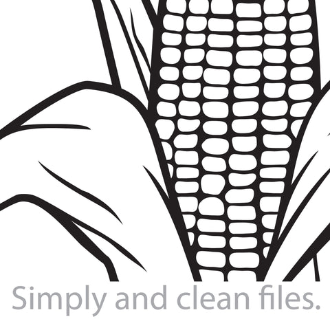 Corn with leaves SVG TribaliumArtSF 