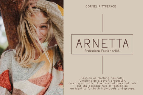 Cornelia - Elegant Sans Serif Font Font Masyafi Studio 