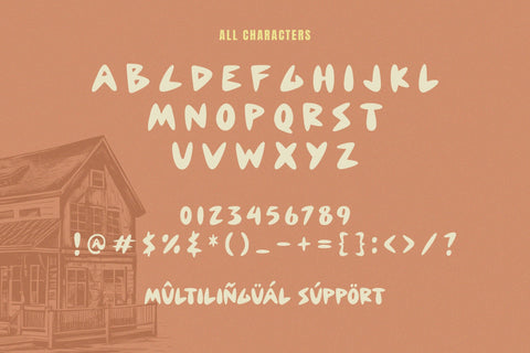 Corner Store - Handwritten Display font Font Timur type 