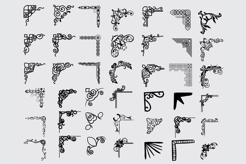 Corners Svg Bundle SVG DIYCUTTINGFILES 