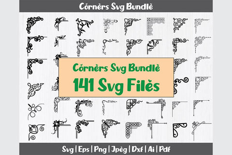 Corners Svg Bundle SVG DIYCUTTINGFILES 