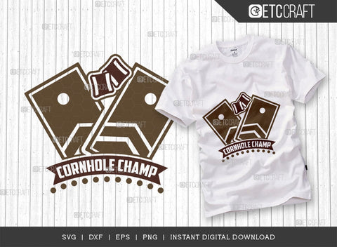 Cornhole Champ SVG Bundle, Cornhole Player Svg, Cornhole game Svg, Corn Hole Gift Svg, Cornhole Quotes, ETC T00590 SVG ETC Craft 