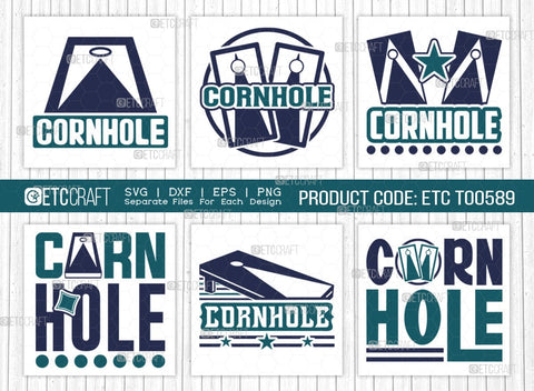 Cornhole SVG Bundle, Cornhole Player Svg, Cornhole gam Svg, Corn Hole Gift Svg, Cornhole Quotes, ETC T00589 SVG ETC Craft 