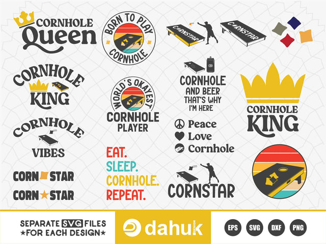 Cornhole SVG, Cornhole Clipart, Funny Cornhole SVG, Cornhole game SVG, Cornhole T-shirt, Cornhole player Svg, Cornhole PNG, Cornhole EPS, Cornhole DXF, Cornhole JPG, SVG dahukdesign 