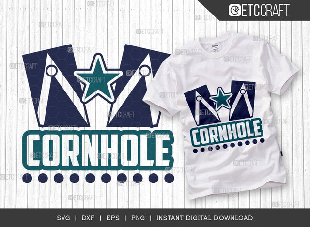Cornhole SVG Cut File, Cornhole Player Svg, Cornhole gam Svg, Corn Hole Gift Svg, Cornhole Quotes, ETC T00589 SVG ETC Craft 
