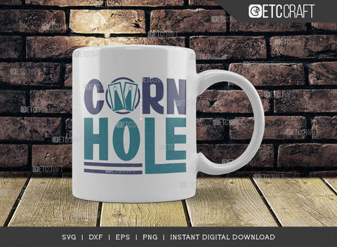 Cornhole SVG Cut File, Cornhole Player Svg, Cornhole gam Svg, Corn Hole Gift Svg, Cornhole Quotes, ETC T00589 SVG ETC Craft 