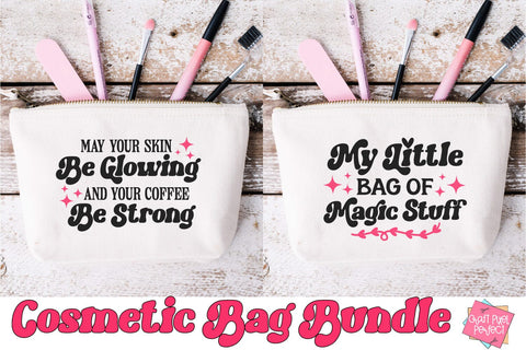 Cosmetic Bag Quotes Svg, Makeup Bag SVG Bundle SVG Craft Pixel Perfect 