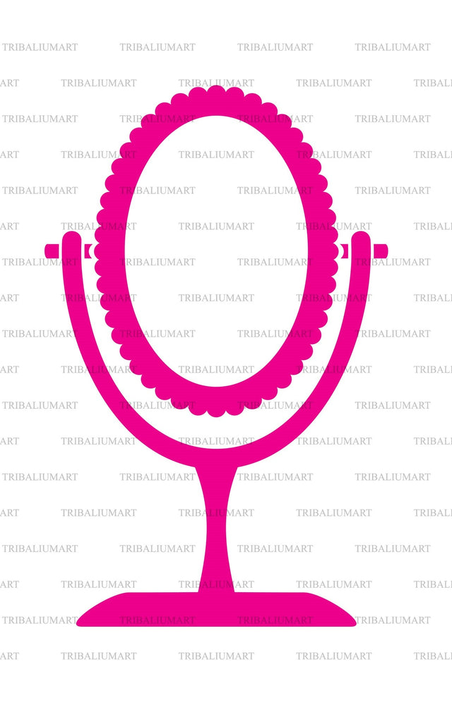 Cosmetic Mirror SVG TribaliumArtSF 