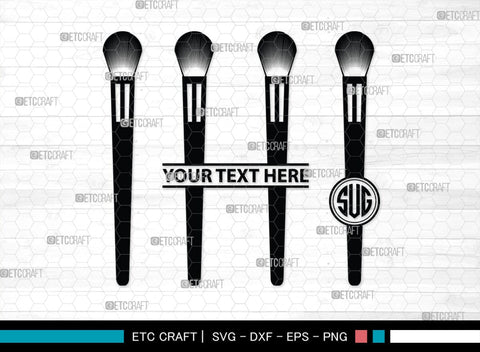 Cosmetics Bundle Monogram, Cosmetics Bundle Silhouette, Cosmetics Svg, Beauty Tools Svg, Lipstick Svg, Fashion Svg, Cosmetics Bundle, SB00186 SVG ETC Craft 