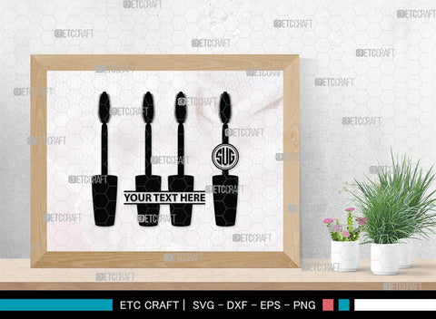 Cosmetics Bundle Monogram, Cosmetics Bundle Silhouette, Cosmetics Svg, Beauty Tools Svg, Lipstick Svg, Fashion Svg, Cosmetics Bundle, SB00186 SVG ETC Craft 