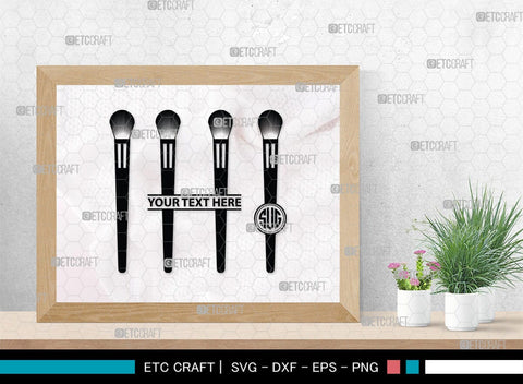 Cosmetics Bundle Monogram, Cosmetics Bundle Silhouette, Cosmetics Svg, Beauty Tools Svg, Lipstick Svg, Fashion Svg, Cosmetics Bundle, SB00186 SVG ETC Craft 