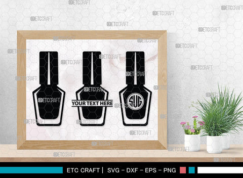 Cosmetics Bundle Monogram, Cosmetics Bundle Silhouette, Cosmetics Svg, Beauty Tools Svg, Lipstick Svg, Fashion Svg, Cosmetics Bundle, SB00186 SVG ETC Craft 