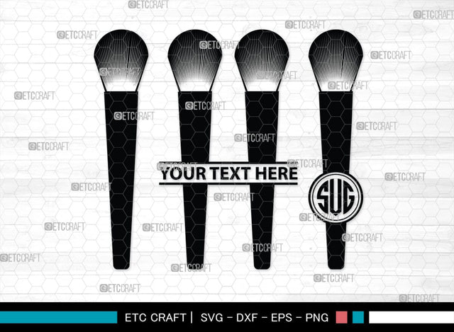 Cosmetics Bundle Monogram, Cosmetics Bundle Silhouette, Cosmetics Svg, Beauty Tools Svg, Lipstick Svg, Fashion Svg, Cosmetics Bundle, SB00186 SVG ETC Craft 