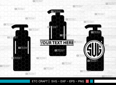 Cosmetics Icons Monogram, Cosmetics Svg, Makeup Svg, Beauty Industry, Toiletries, Cosmetics Monogram, Icon Monogram, Svg Cut File, Dxf, Eps, Png, SVG ETC Craft 