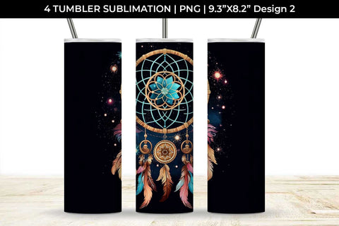 Cosmic Dreamweaver - Boho Tumbler Wrap Bundle Sublimation Sintegra 
