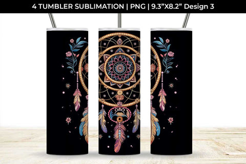Cosmic Dreamweaver - Boho Tumbler Wrap Bundle Sublimation Sintegra 