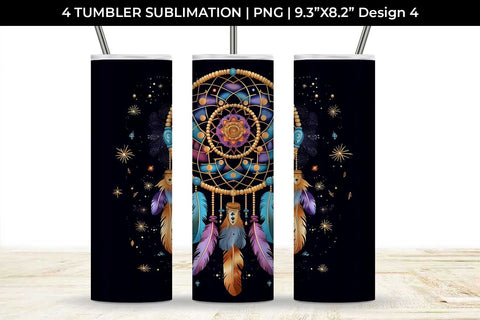 Cosmic Dreamweaver - Boho Tumbler Wrap Bundle Sublimation Sintegra 