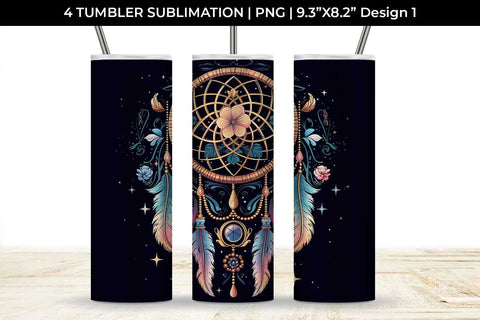 Cosmic Dreamweaver - Boho Tumbler Wrap Bundle Sublimation Sintegra 