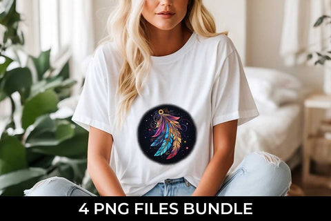 Cosmic Feather Tribe - Sublimation T-Shirt Bundle Sublimation Sintegra 