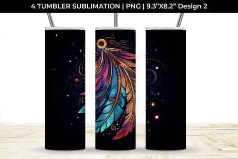 Cosmic Feather Tribe - Sublimation Tumbler Bundle Sublimation Sintegra 