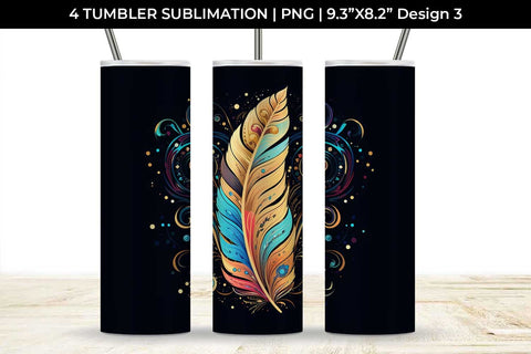 Cosmic Feather Tribe - Sublimation Tumbler Bundle Sublimation Sintegra 