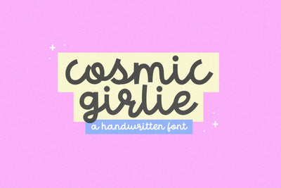Cosmic Girlie - Modern Script Font Font KA Designs 
