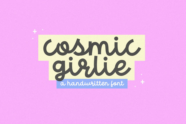 Cosmic Girlie - Modern Script Font Font KA Designs 